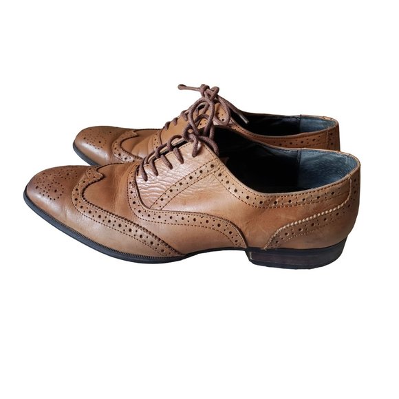 ALFANI 350 FLEX MURPHY OXFORD SIZE 8MUS  LIGHT BROWN - Picture 2 of 6